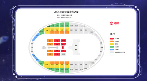 王者荣耀九周年共创之夜门票多少钱