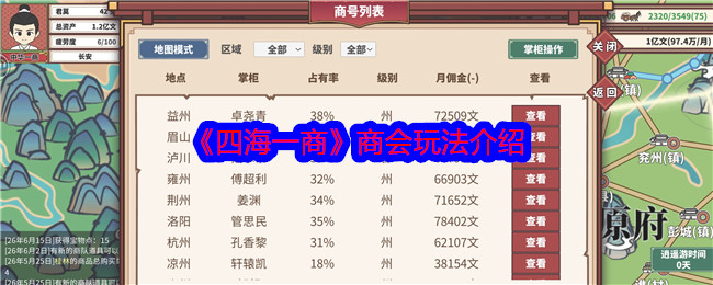 四海一商商会怎么玩
