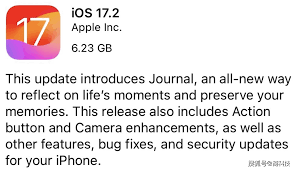 iOS17.2RC版更新了哪些功能