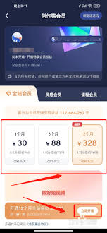 创作猫app会员开通指南