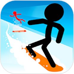 Stickman Snow Ride