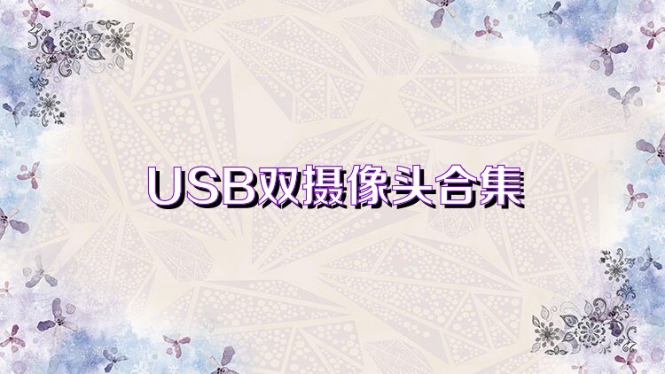 USB双摄像头合集