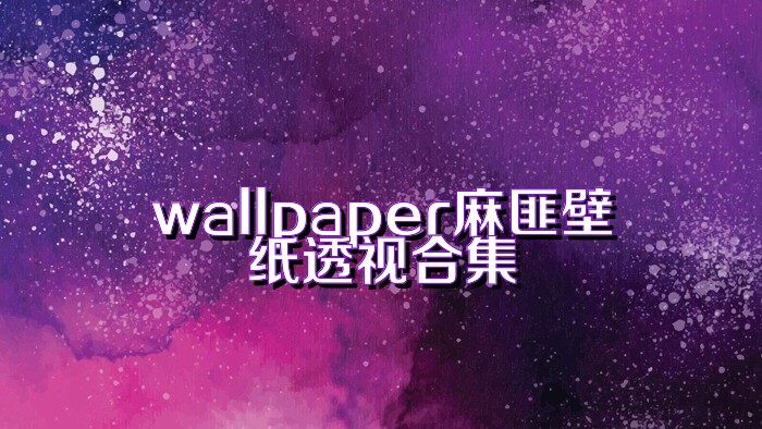 wallpaper麻匪壁纸透视合集